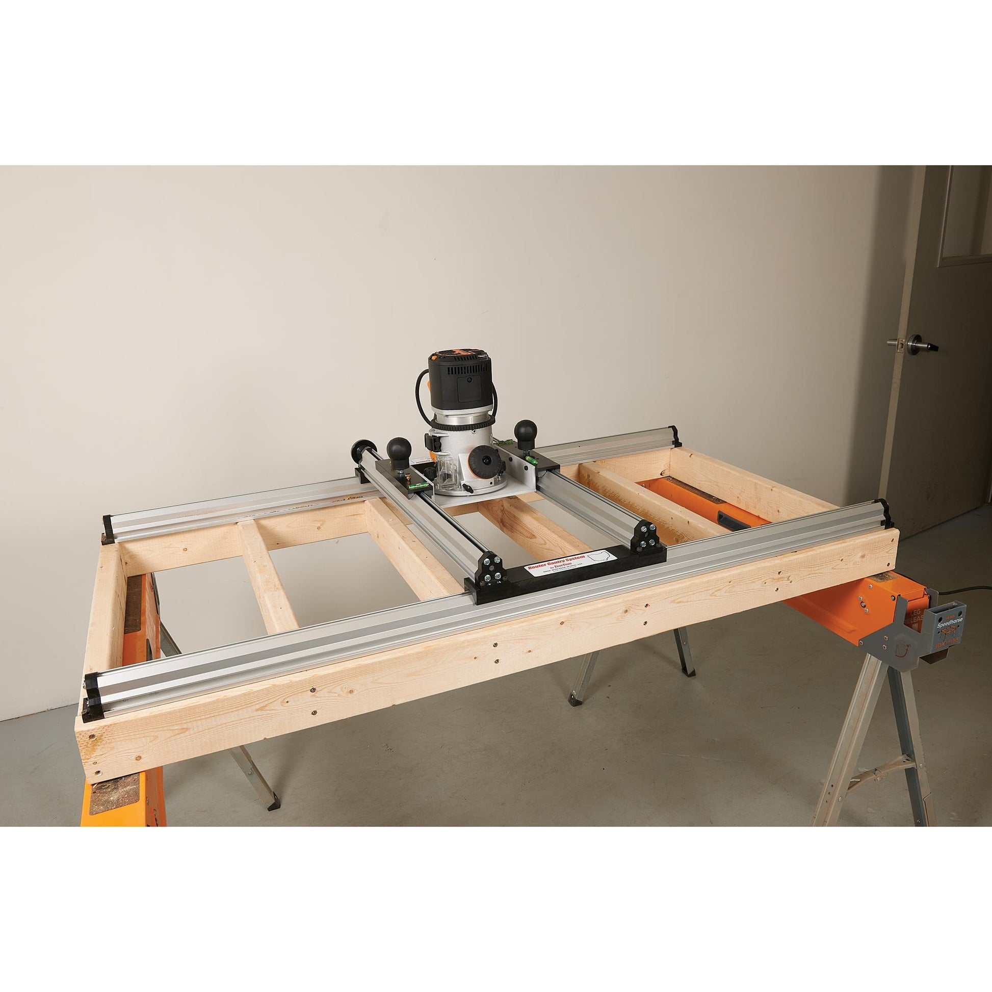 22" x 48" Manual Slab Flattening Router Mill alt 0