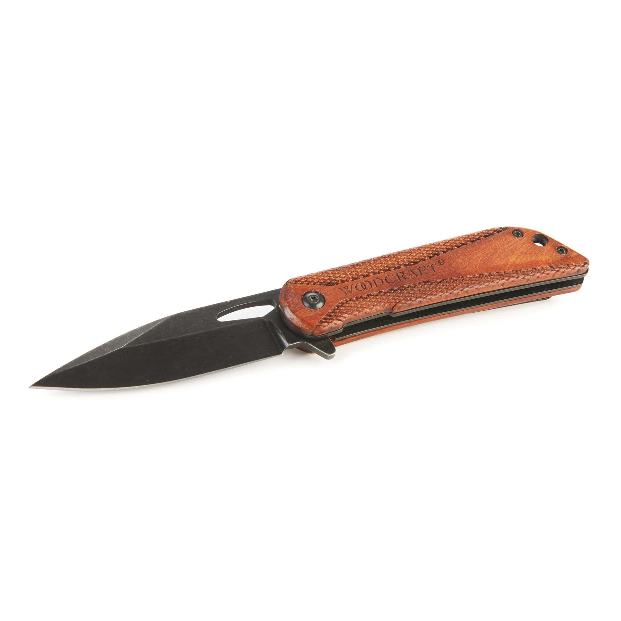 2023 Edition Woodcraft Drop Point Swift Assist Opening Pocket Knife - 3" Blade alt 0