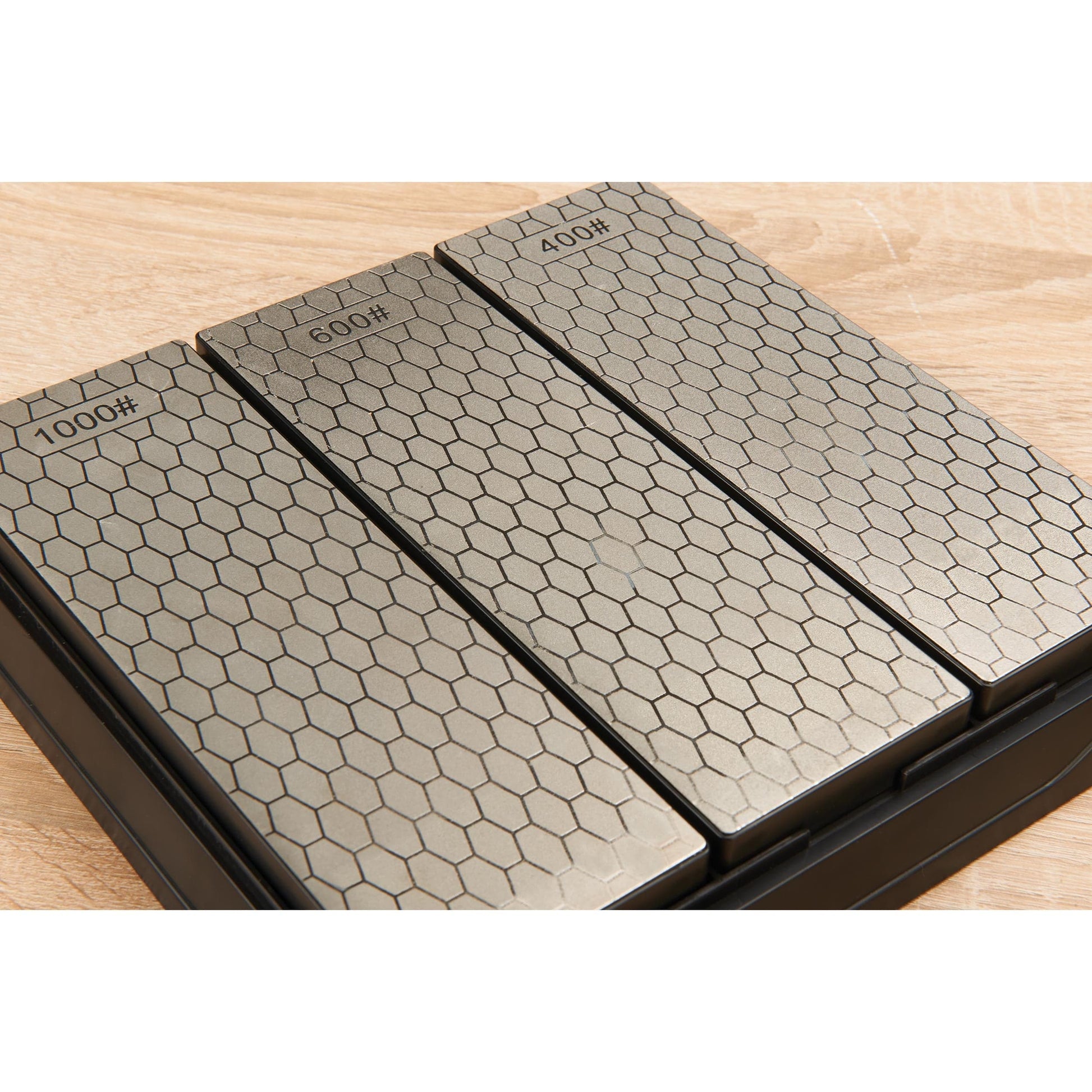 Diamond Stone Set - 400 600 and 1000 Grit alt 0