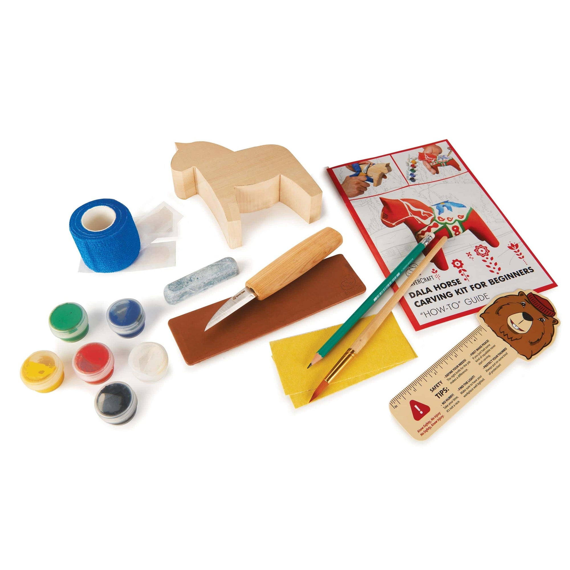 Dala Horse Carving Kit alt 0