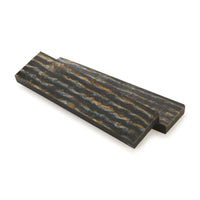 Poly Resin Knife Scales - 3/8" x 2" x 7" - Gold & Silver - Pair alt 0