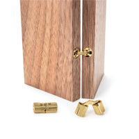 Barrel Hinge for 1/2" Panels - Pair alt 0