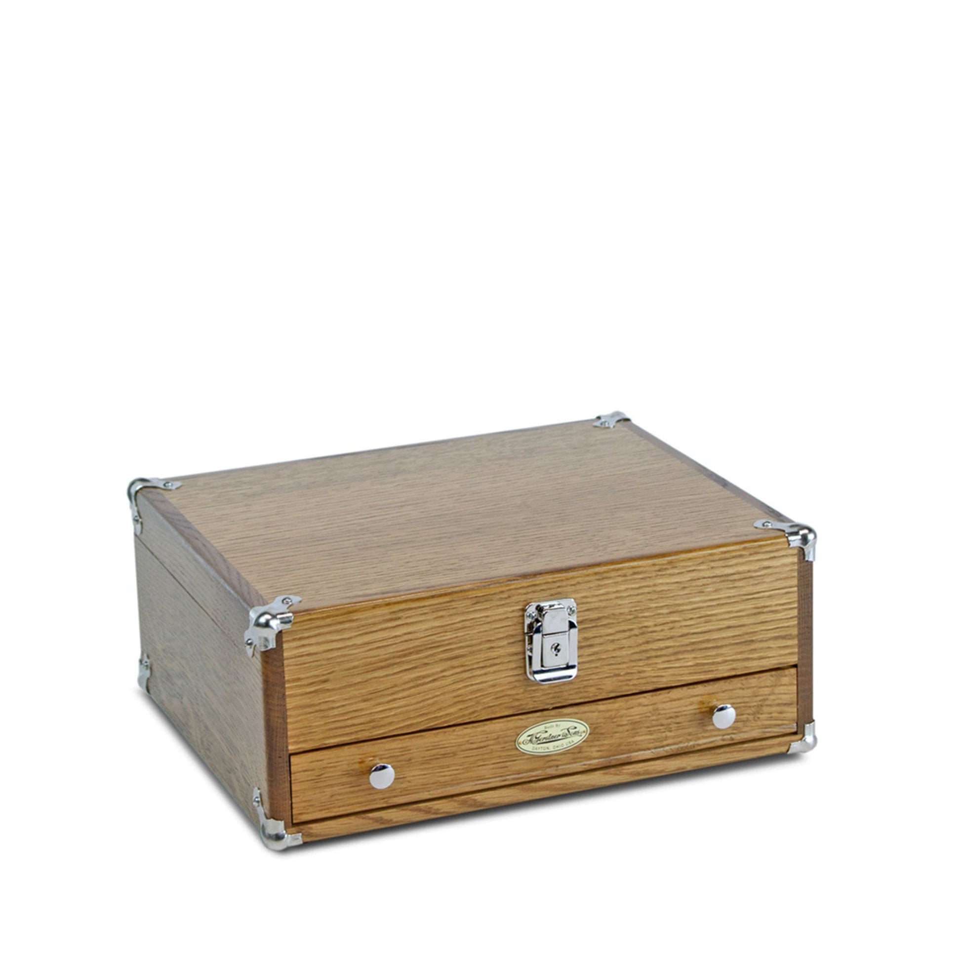EDC Desktop Case, Model 1401, Golden Oak alt 0