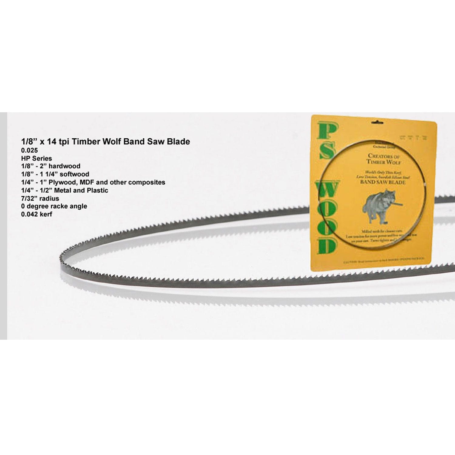 Bandsaw Blade - 72" x 1/8" x .025" x 14 TPI - High Performance