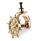 Nutcracker Turning Kit - Solid Brass - Ship's Wheel