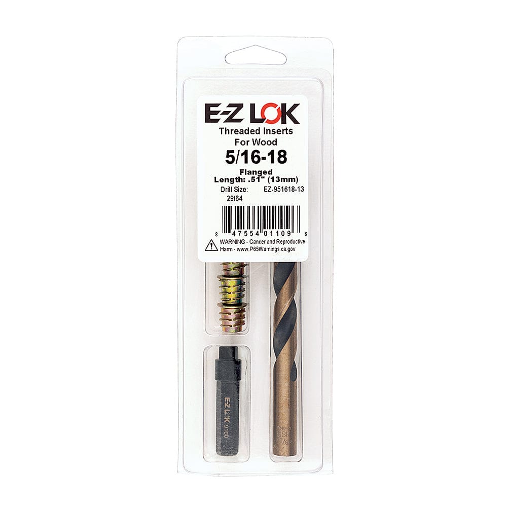E-Z Hex 5/16-18 Threaded Insert Kit - Flanged