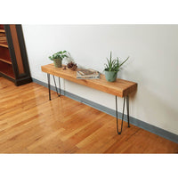 2-Wire Hairpin Leg - 20" - Black - 4 Piece