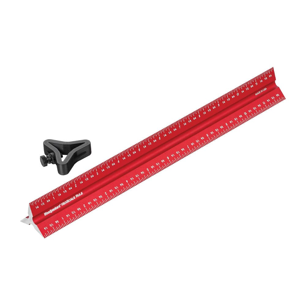 HexScale Rule with Stop - 12"