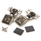 Premium Compact Clip - 1" Overlay Face Frame Hinge with Blumotion - Pair