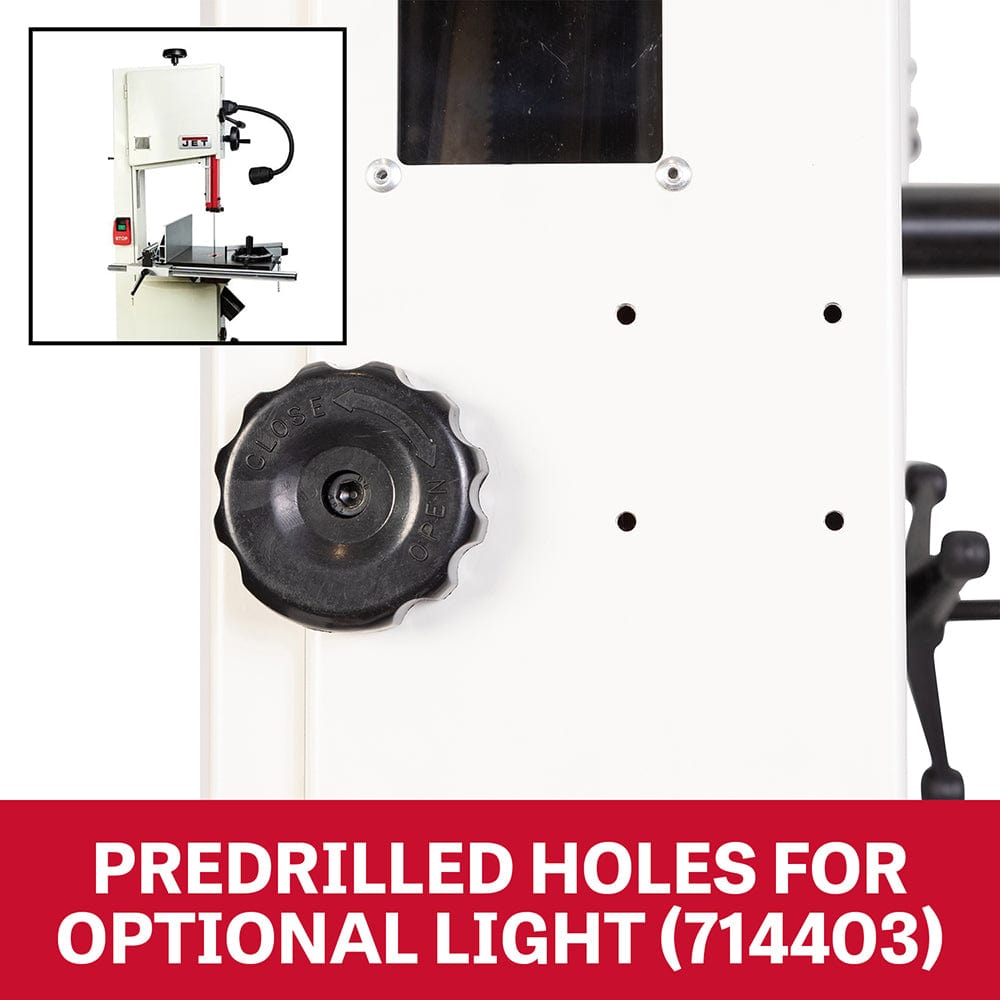18" Bandsaw 3 HP 1 PH 230V - JWBS-18SFX-3