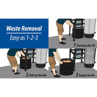 3HP V-System 3000 with SMART Boost, 55 Gallon Drum, and Wall Mount