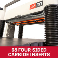 Jet Black 20" Helical Head Planer, 5HP, 1PH (JWP-208HH)