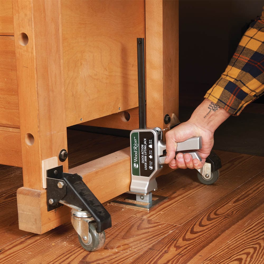 Quick-Action Lever Arm Lifting Jack