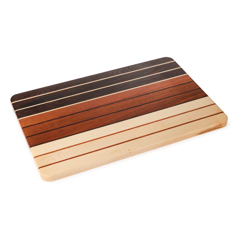 Metropolitan Cutting Board Kit - 3/4" x 10" x 16" - Jatoba, Maple, and Wenge