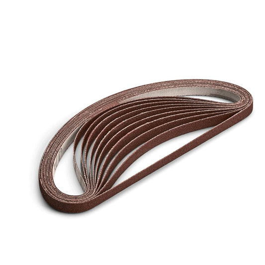 Sanding Detailer Replacement Belts - 120 Grit - 1/2" – 10 Pack