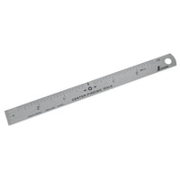 Center Finding Rule - Stainless Steel - 6"