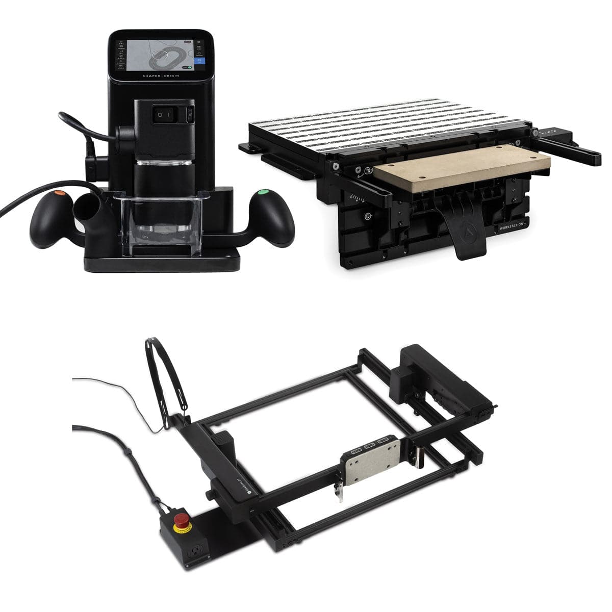 Origin Handheld CNC Router with Shaper Workstation and BenchPilot Package