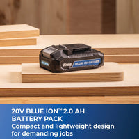 Blue Ion 2.0 Ah Battery Pack - 20V