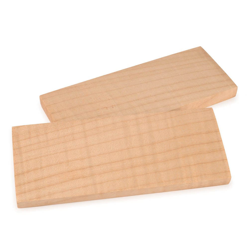 Flame Maple Knife Scales - 3/8" x 2" x 5" - Pair