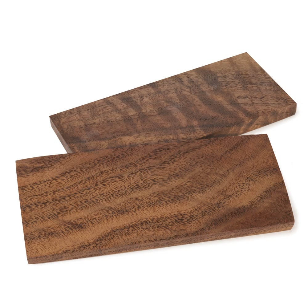 Claro Walnut Knife Scales - 3/8" x 2" x 5" - Pair