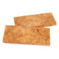 Maple Burl Knife Scales - 3/8" x 2" x 5" - Pair