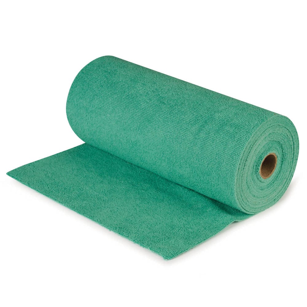Microfiber Shop Towels - 12" x 12" - Roll of 50