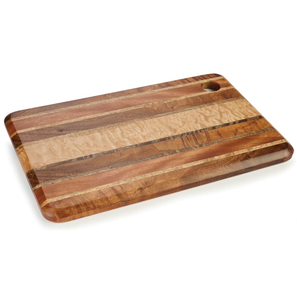 Premium Hawaiian Cutting Board Kit - Queen Liliuokalani - 3/4" x 10-1/4" x 16"