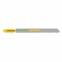 Fine Cut Wood Reverse Cut Jigsaw Blade, 75mm L, 2.5 pitch, 5 pack alt 0
