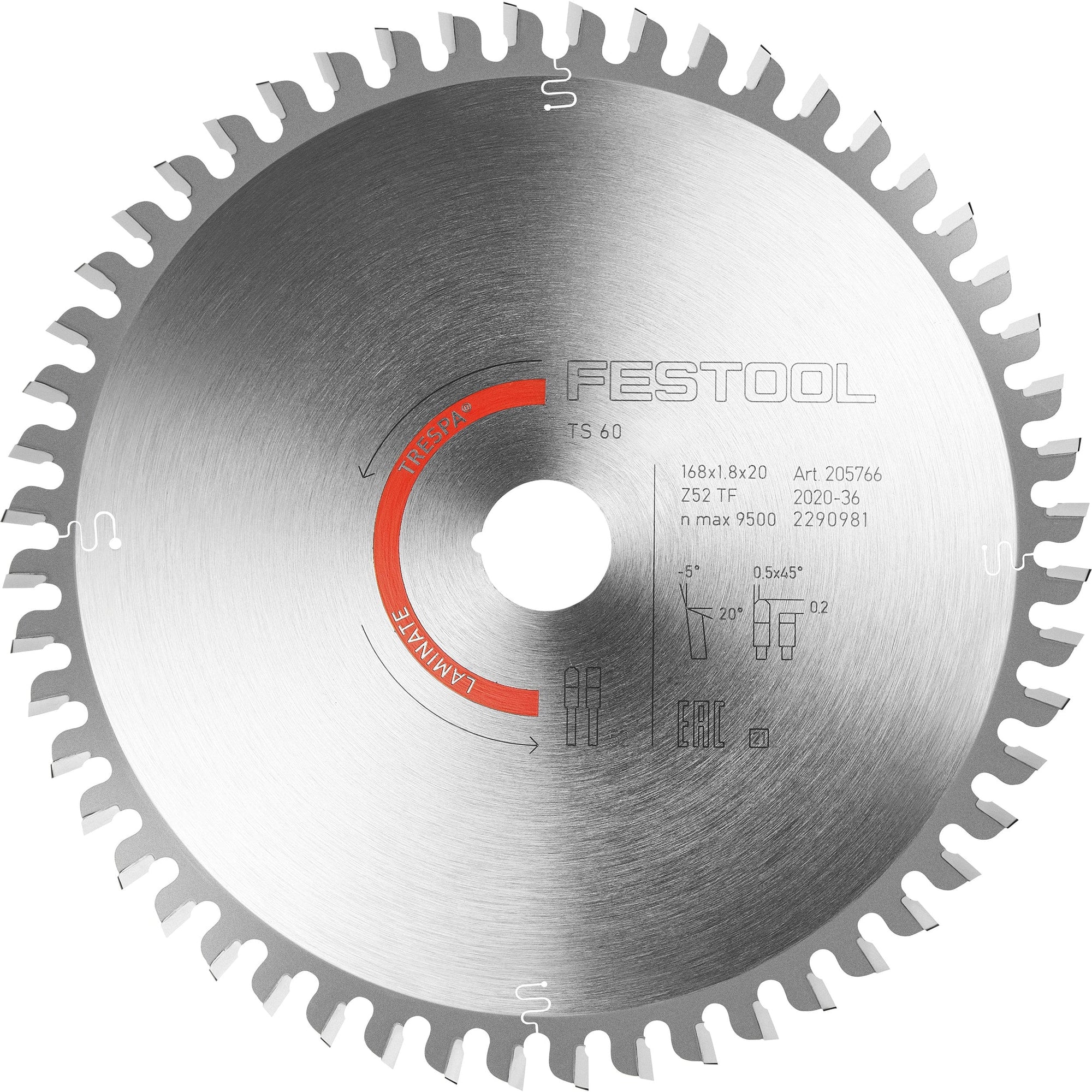 Laminate Saw Blade 52T - TS 60 alt 0