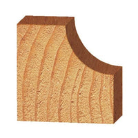 1802 Cove Router Bit 1/4" SH 1/2" R X 1-1/2" D X 5/8" CL alt 0