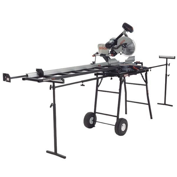 HD Miter Saw Stand - Model 2950 - Shown with Optional Support Wing and Side Stop Systems alt 0