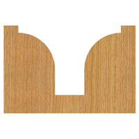 Plunge Roundover Bit w/Plunge Point 5/8" R 1-3/4" LD 1/2" SD 1/2" SH 3" OL 2 FL alt 0