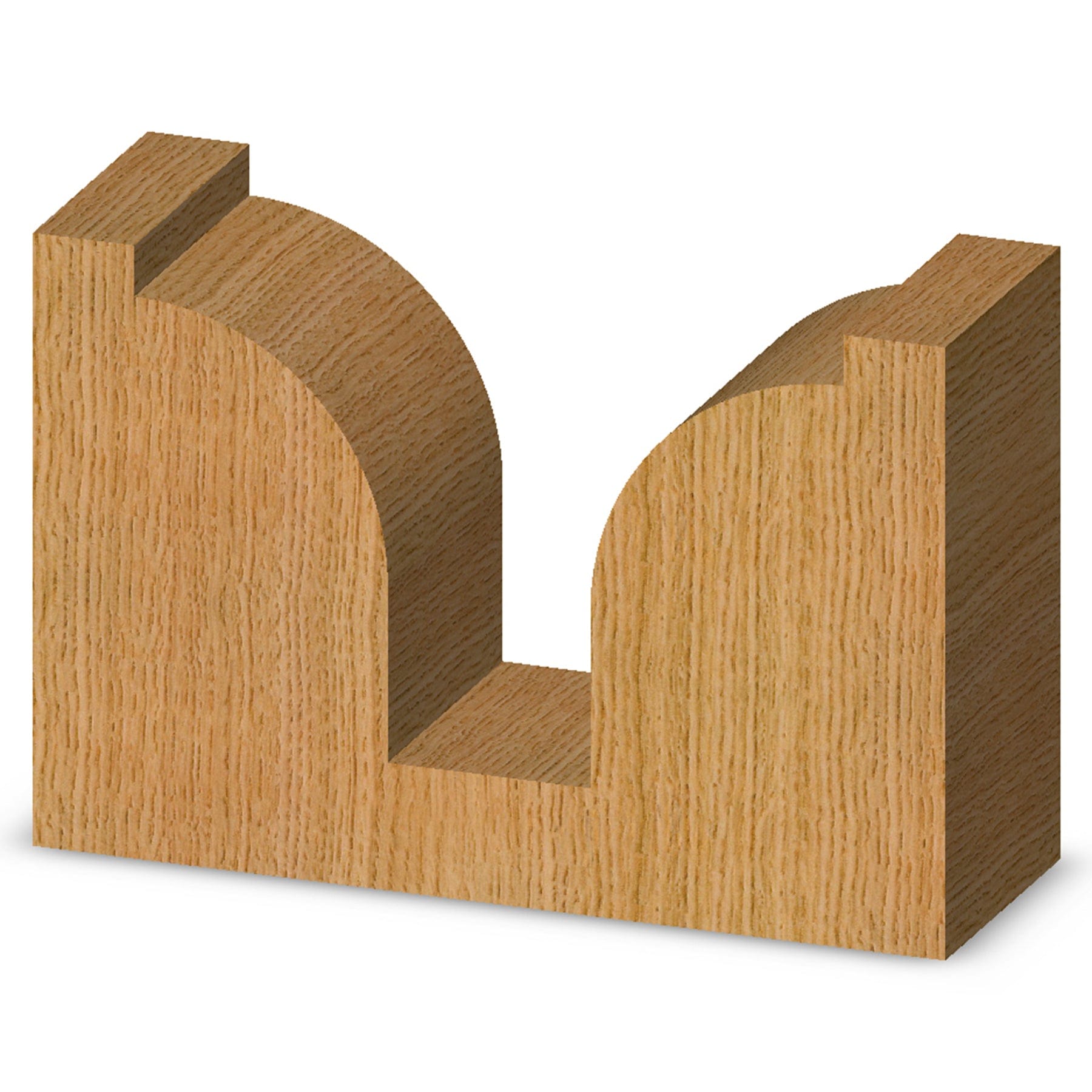 Plunge Roundover Bit w/Plunge Point 5/8" R 1-3/4" LD 1/2" SD 1/2" SH 3" OL 2 FL alt 0