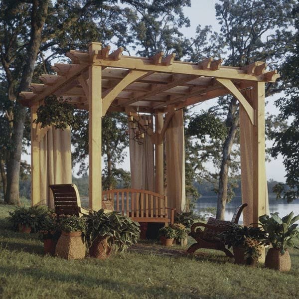 Woodworking Project Paper Plan to Build Build-to-suit Pergola alt 0