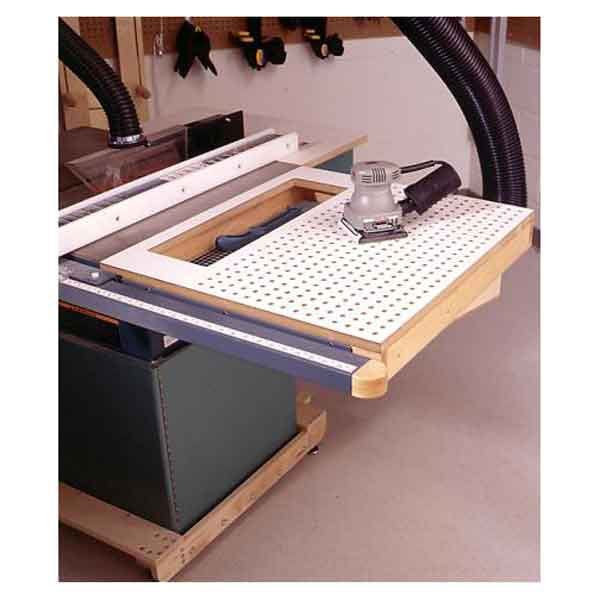 Woodworking Project Paper Plan to Build Tablesaw Sanding Table alt 0
