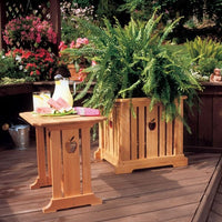Woodworking Project Paper Plan to Build Patio Table & Planter alt 0