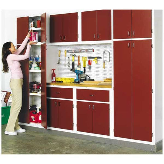 Woodworking Project Paper Plan to Build Utility Cabinet System for your Basement or Garage alt 0