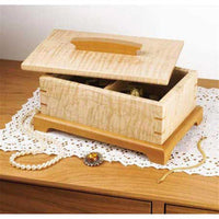 Downloadable Woodworking Project Plan to Build Secret-Compartment Jewelry Box alt 0