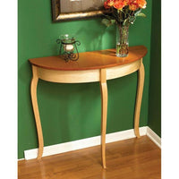 Woodworking Project Paper Plan to Build Simply Graceful Bow Front Table alt 0
