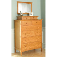 Woodworking Project Paper Plan to Build Shaker-style Dresser with Valet and Mirror alt 0