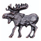 Walking Moose Pull, Left, Oil Rubbed Bronze, Model 002ORB alt 0