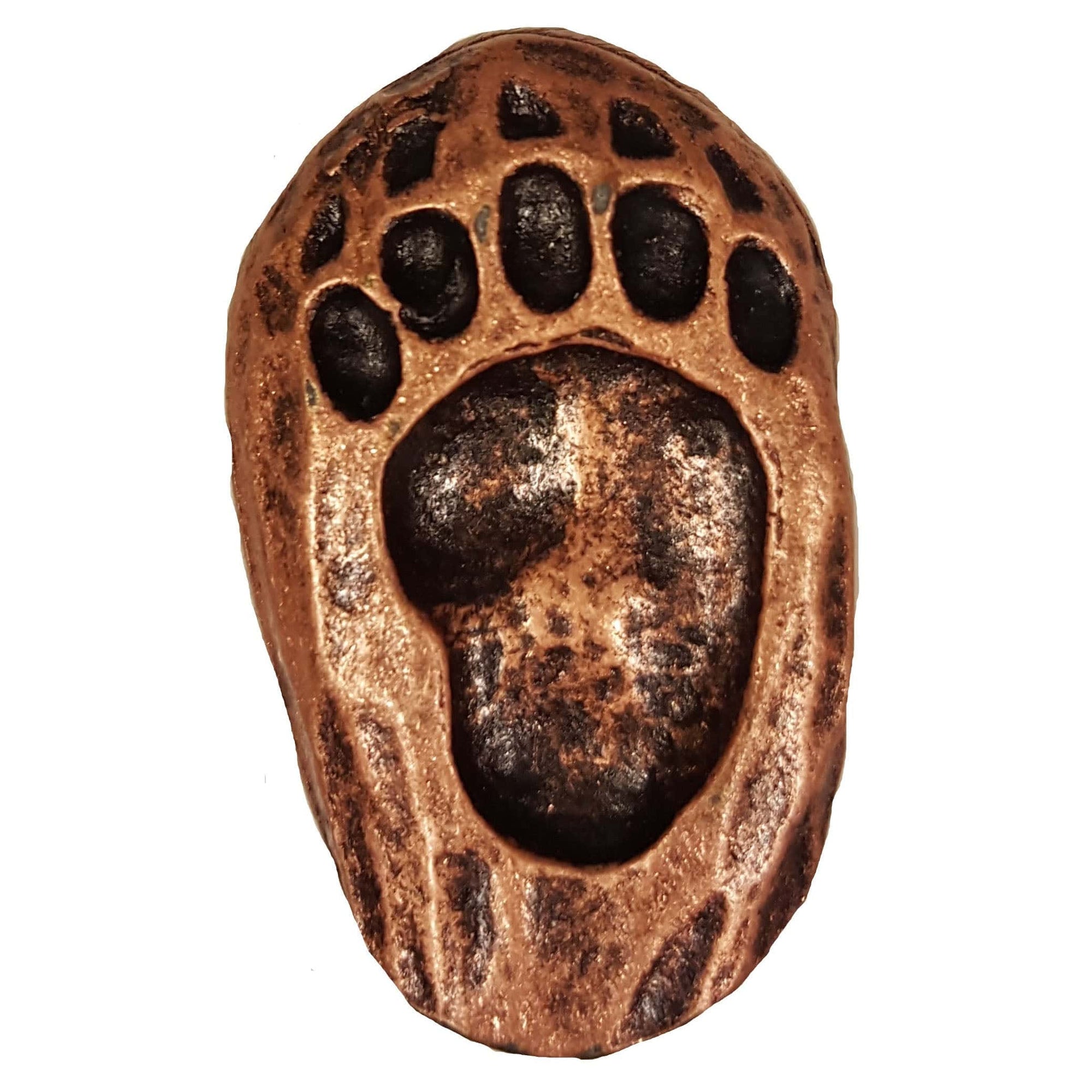 Single Bear Track Pull, Left, Antique Copper, Model 171AC alt 0