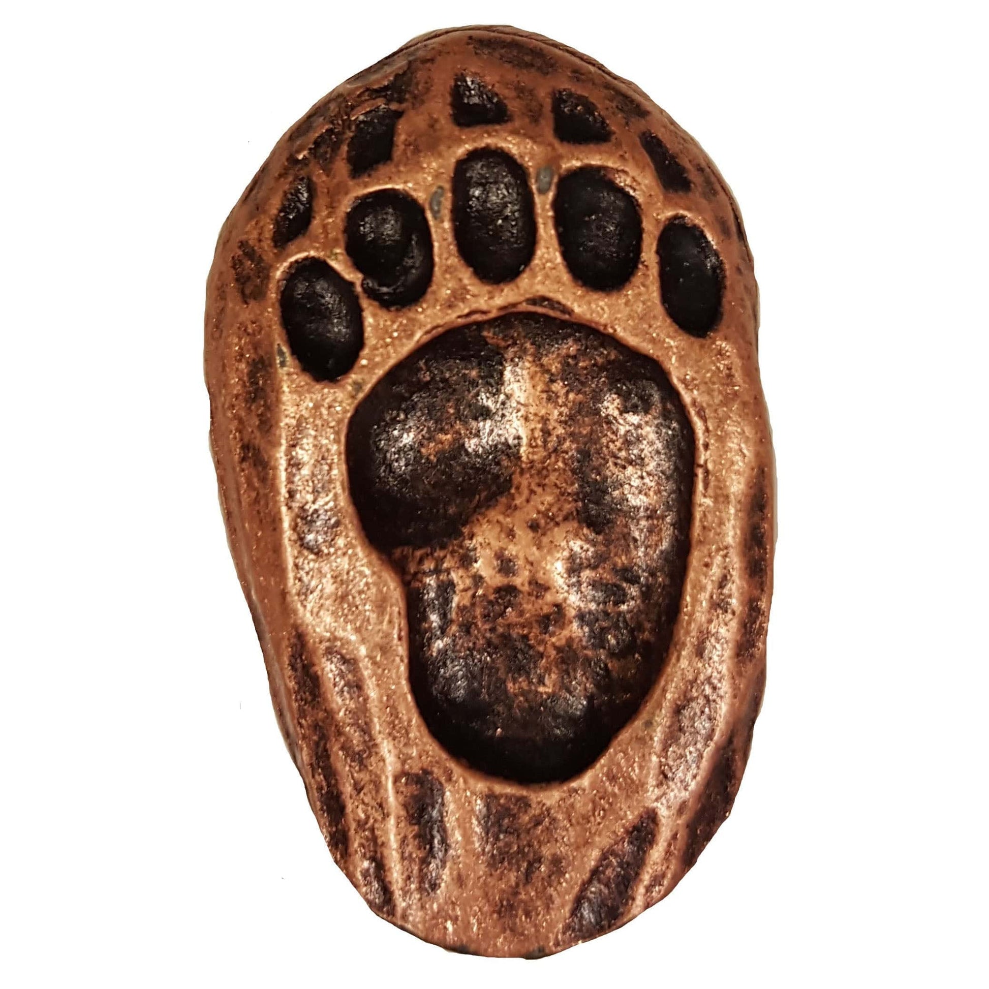 Single Bear Track Pull, Left, Antique Copper, Model 171AC alt 0