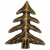 Pine Tree Pull, Antique Brass, Model 230AB alt 0