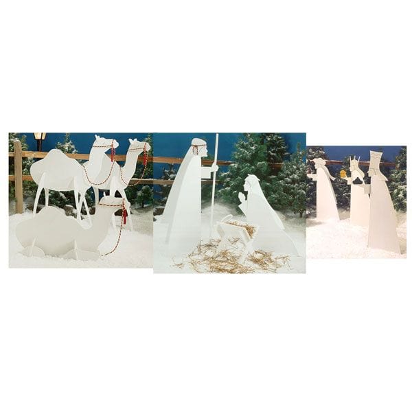 Complete Nativity Set Paper Plan alt 0