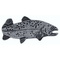 2" Long Trout Pull Right Facing, Pewter, Model 095P alt 0