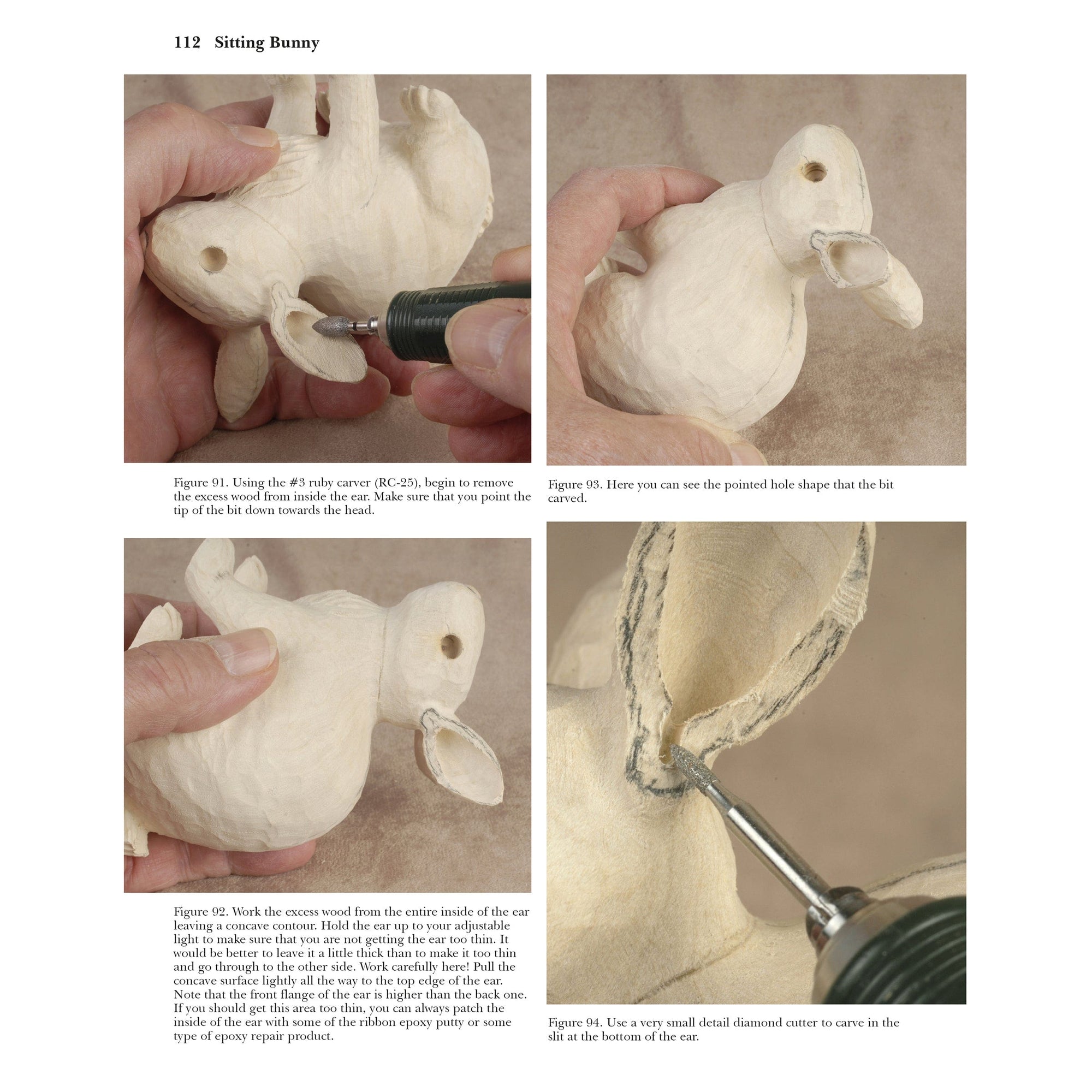 Carving Animals Bunnies and Chipmunks alt 0