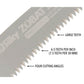 ZUBAT Replacement Blade, 240mm, Large Teeth
