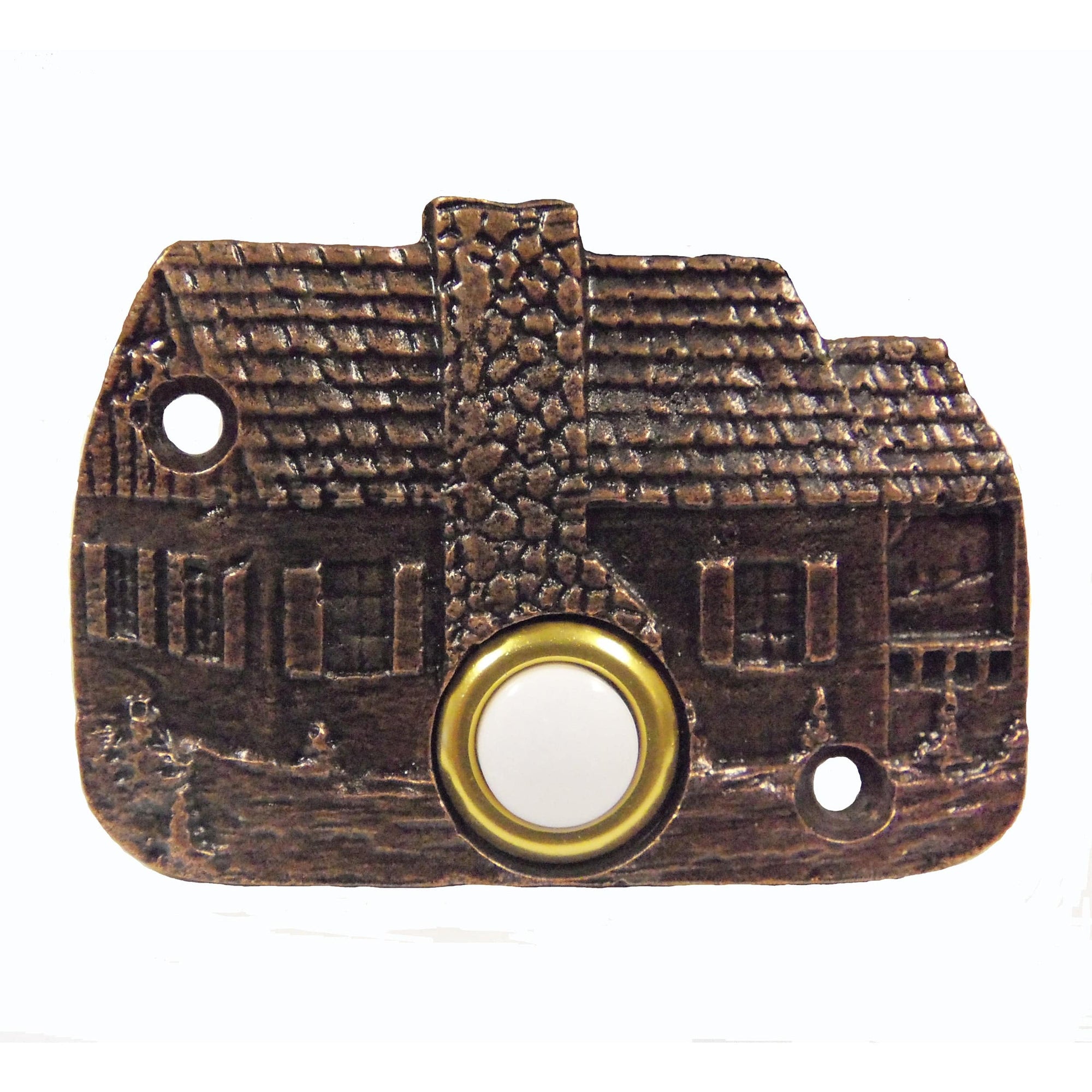 Cabin Door Bell, Antique Copper, Model 919AC alt 0