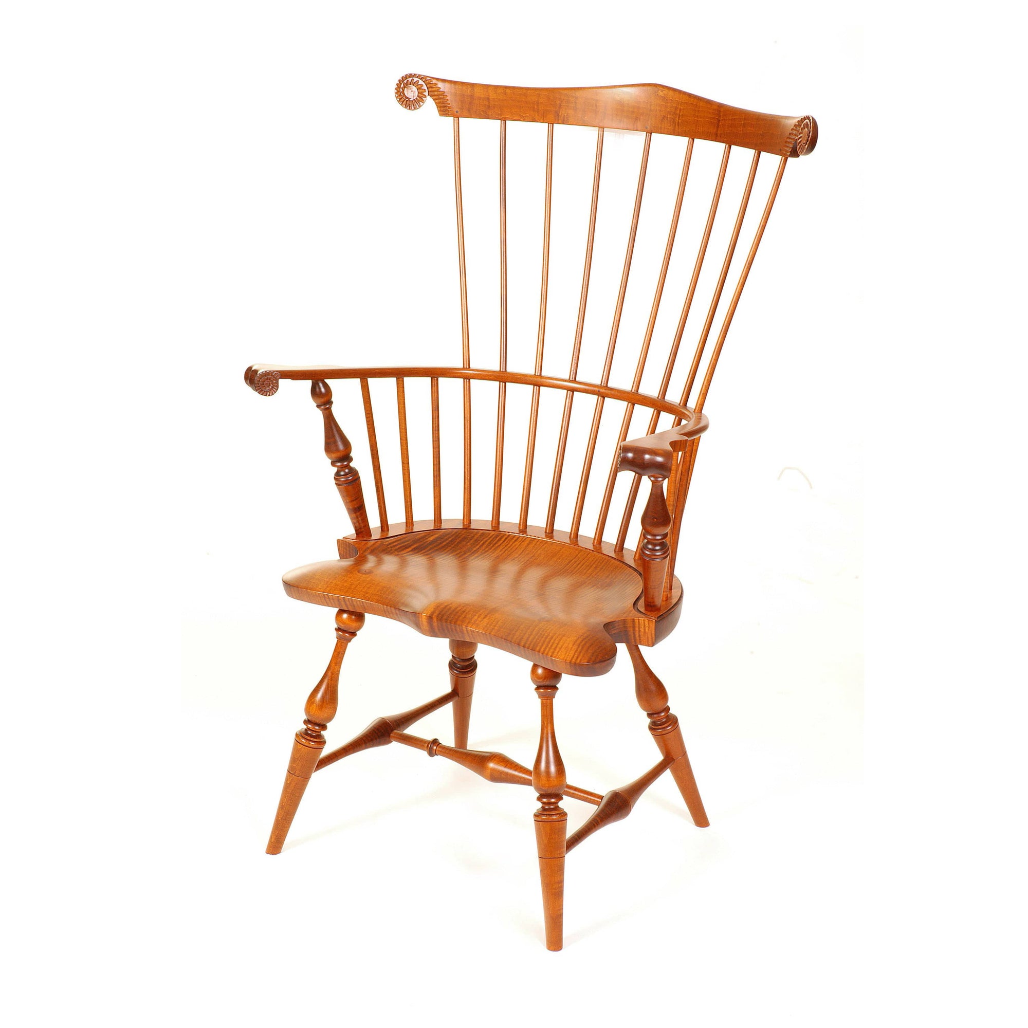 New England Comb Back Arm Chair Kit alt 0